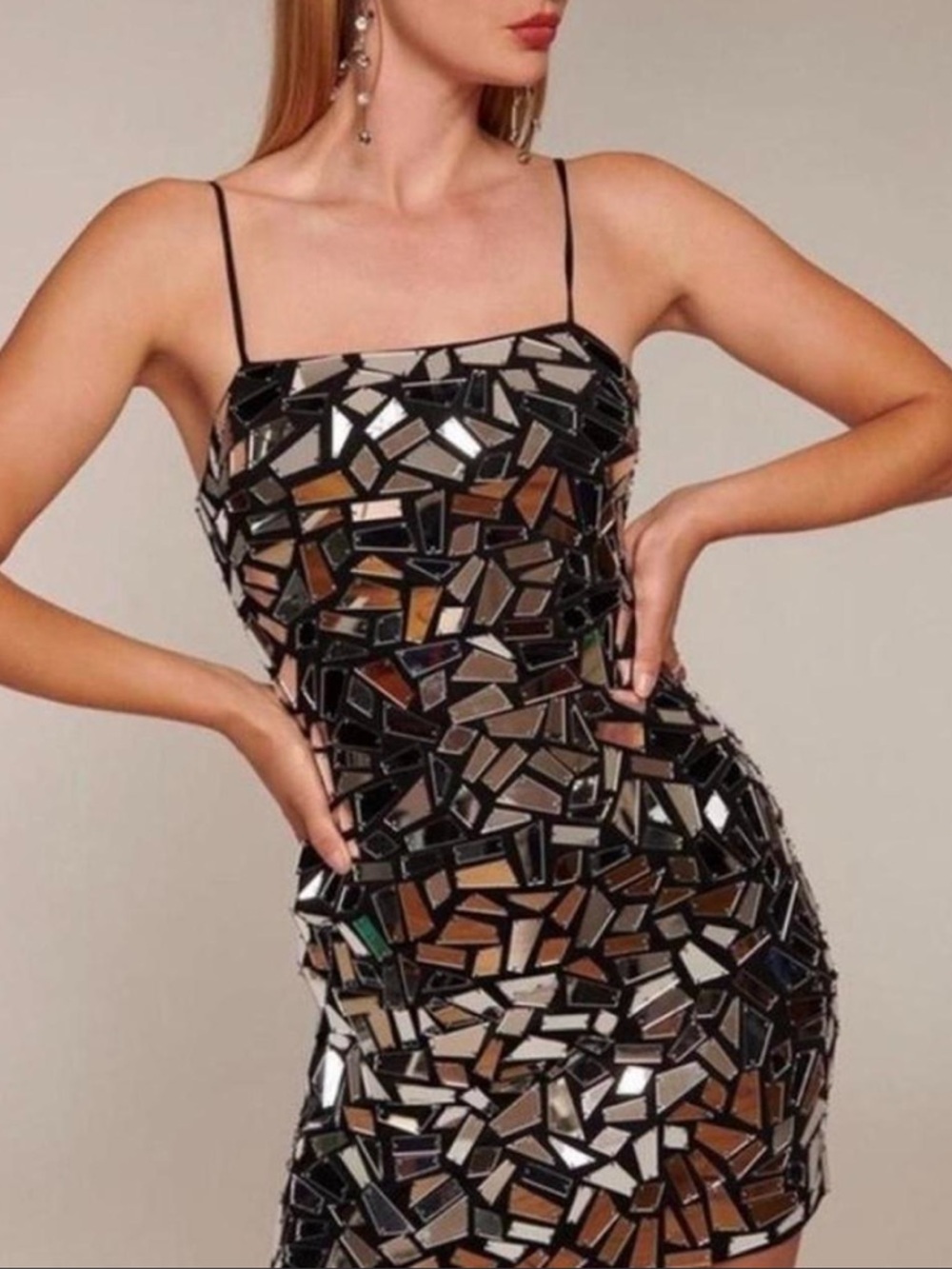 Ramy Brook Mirror Mosaic Sequin Mini Dress - Women